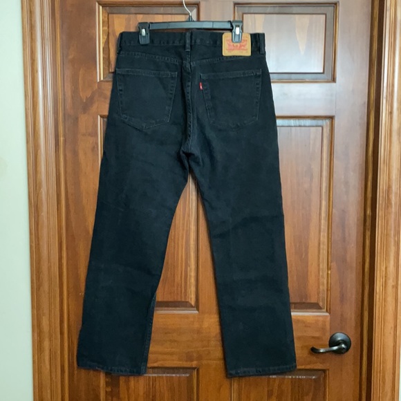 Levi Strauss & Co 505 Men’s size W34 L30 black jeans - Picture 5 of 6